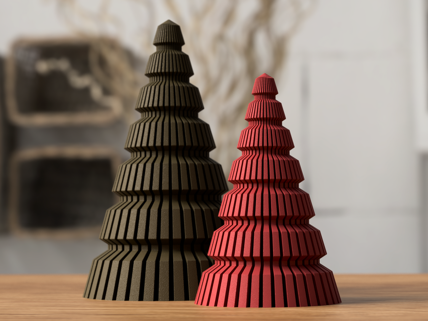 Sapins de Noël Japandi