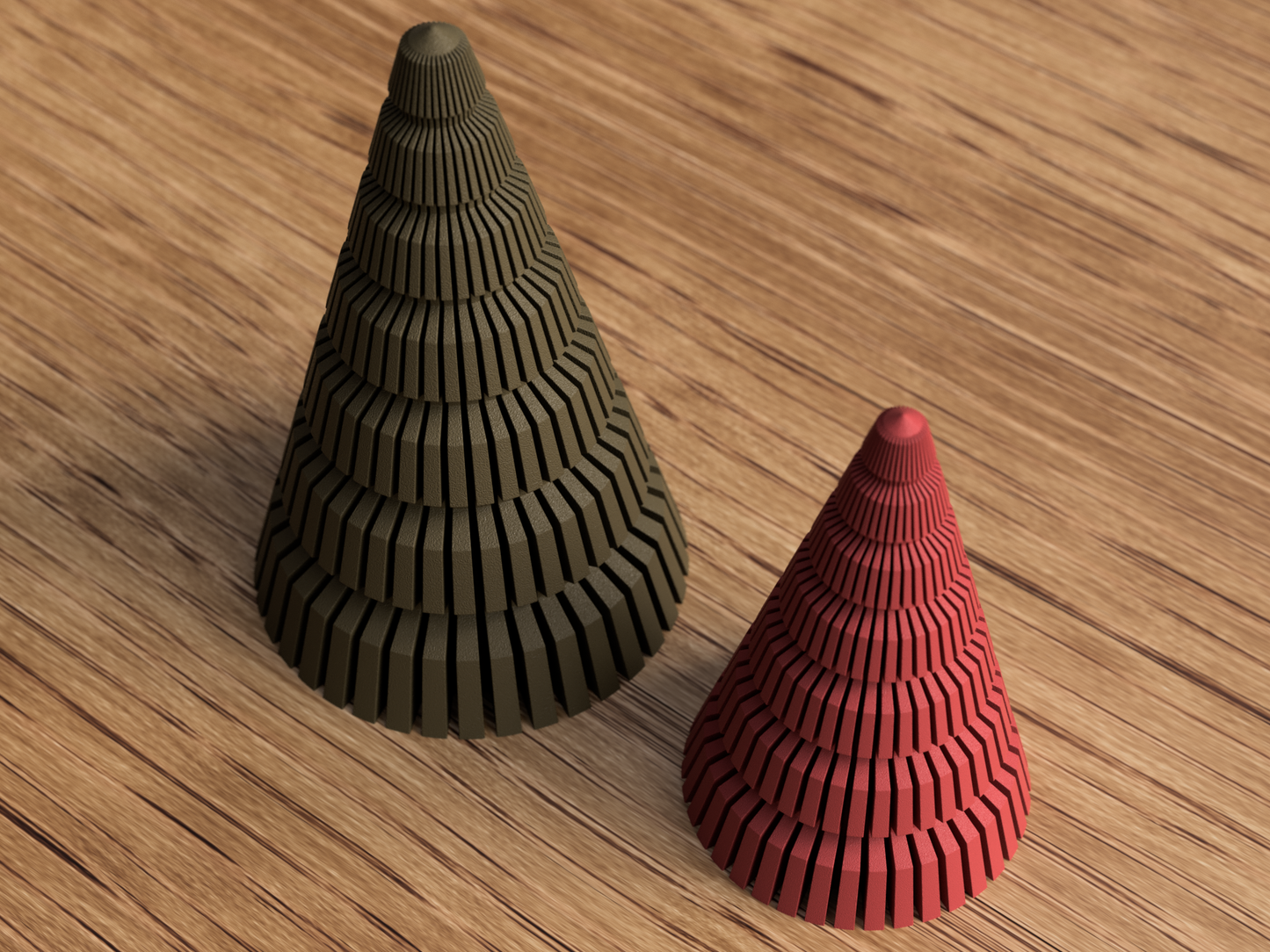 Sapins de Noël Japandi