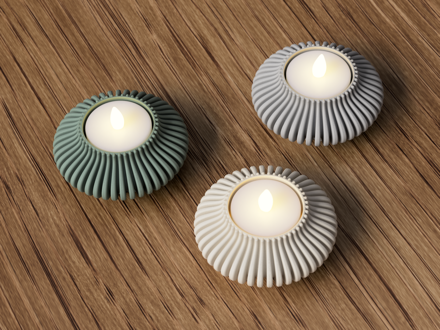 Bougeoir à LED pour bougie chauffe-plat